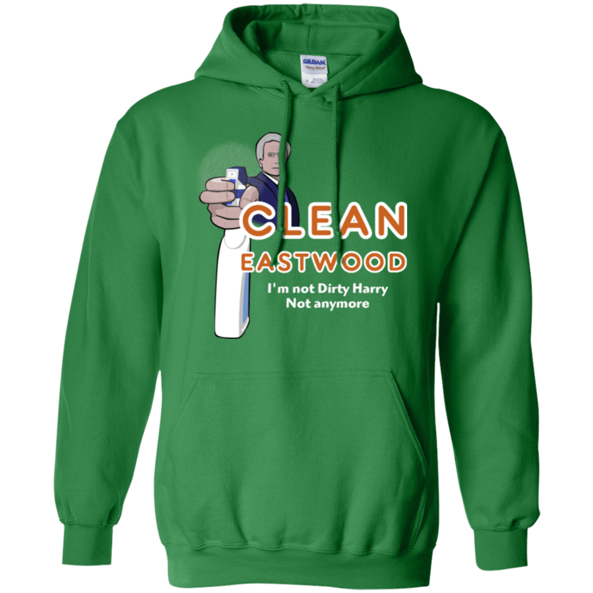 Sweatshirts Irish Green / Small Clean Eastwood Pullover Hoodie