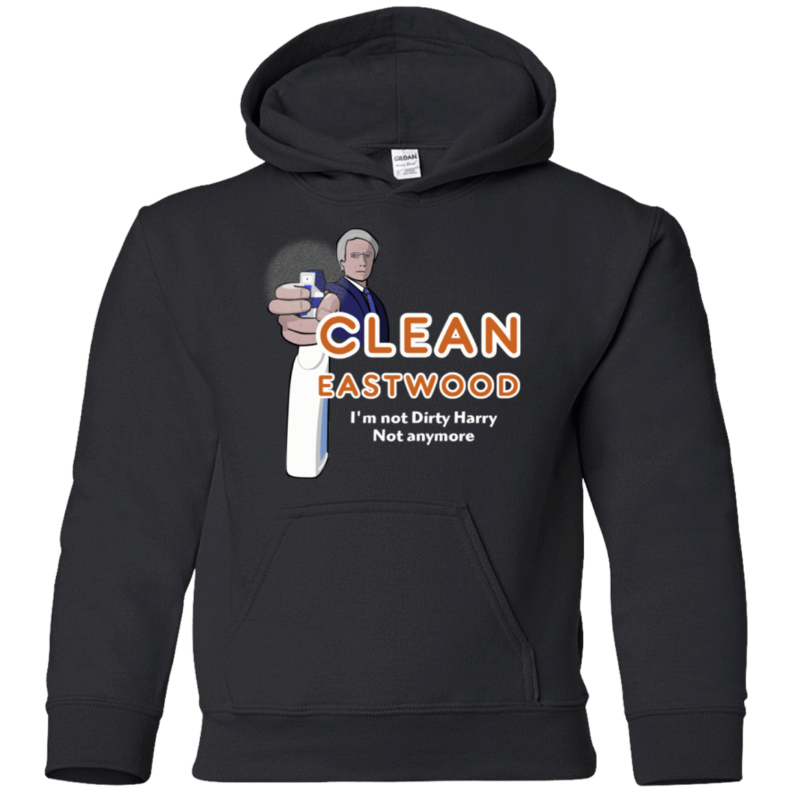 Sweatshirts Black / YS Clean Eastwood Youth Hoodie