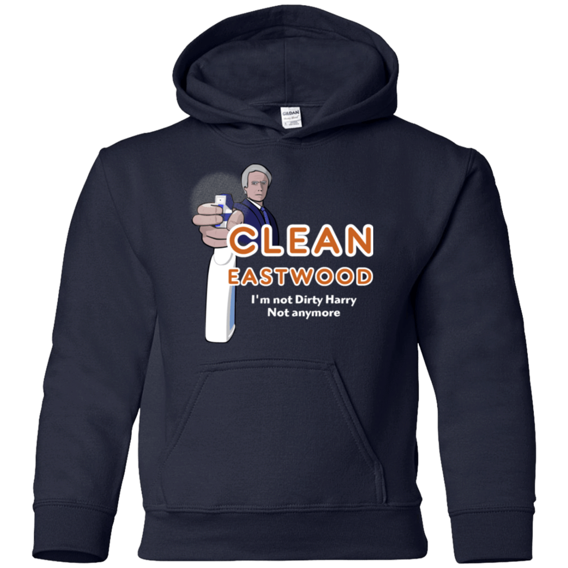 Sweatshirts Navy / YS Clean Eastwood Youth Hoodie