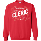 Sweatshirts Red / S Cleric Crewneck Sweatshirt