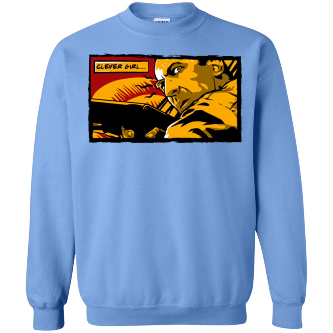 Sweatshirts Carolina Blue / Small Clever Girl Crewneck Sweatshirt