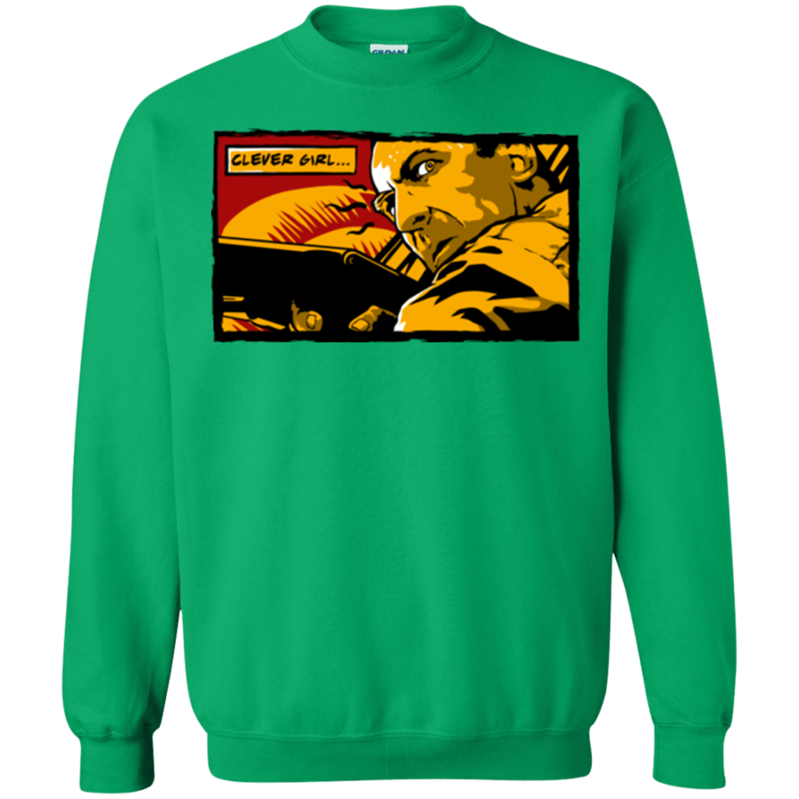 Sweatshirts Irish Green / Small Clever Girl Crewneck Sweatshirt