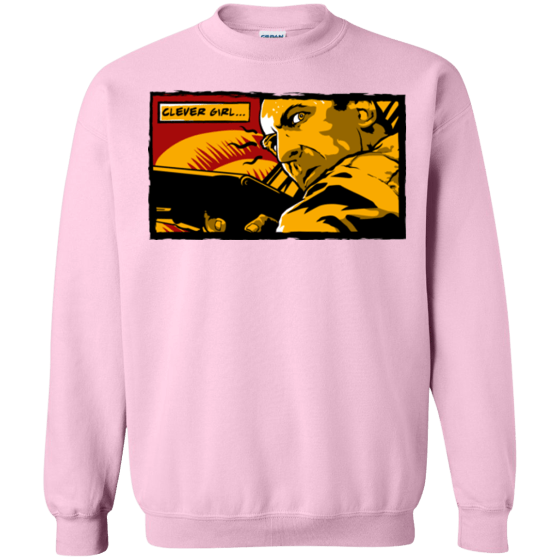 Sweatshirts Light Pink / Small Clever Girl Crewneck Sweatshirt