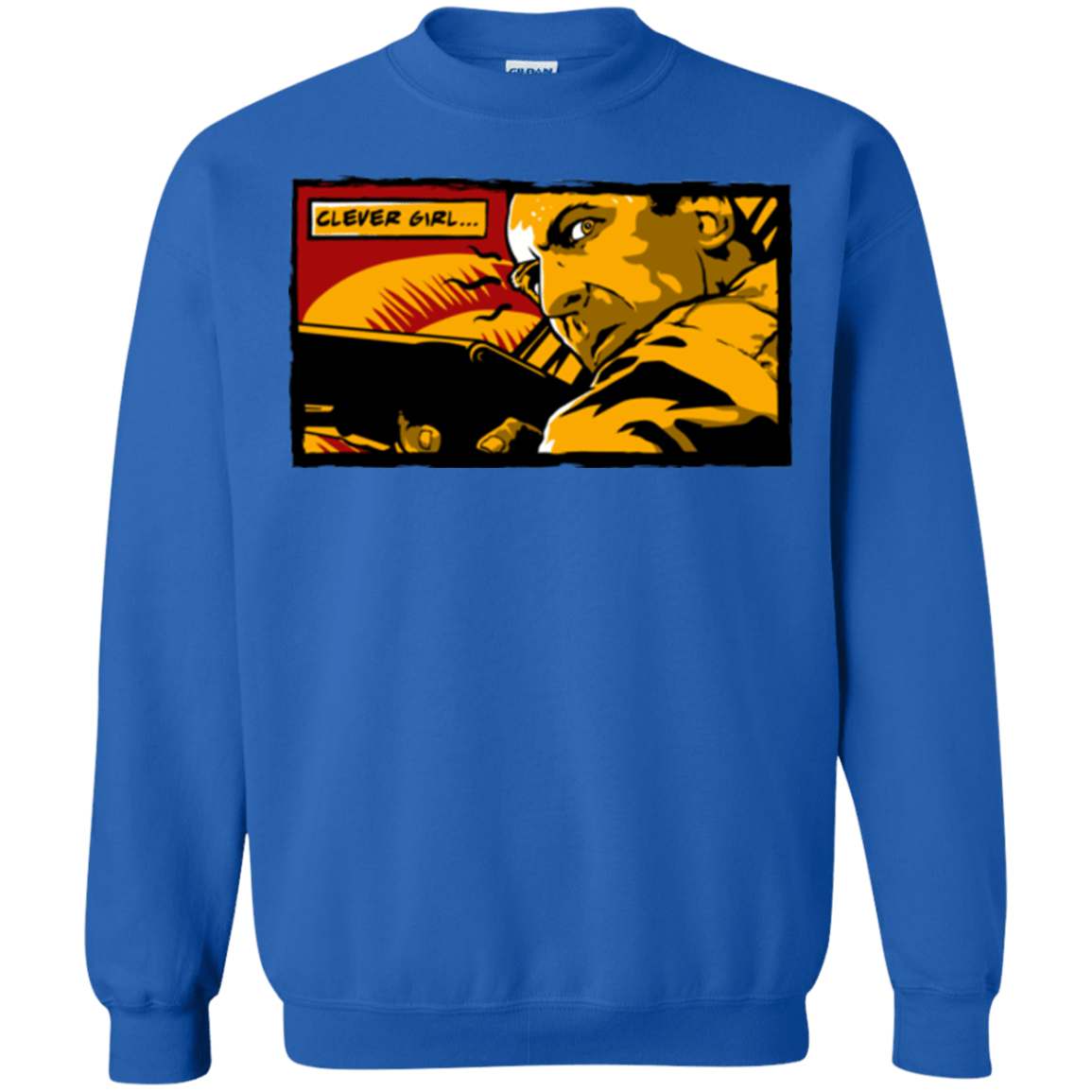 Sweatshirts Royal / Small Clever Girl Crewneck Sweatshirt