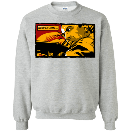 Sweatshirts Sport Grey / Small Clever Girl Crewneck Sweatshirt