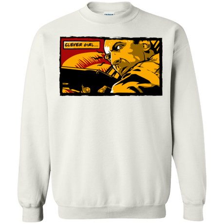 Sweatshirts White / Small Clever Girl Crewneck Sweatshirt