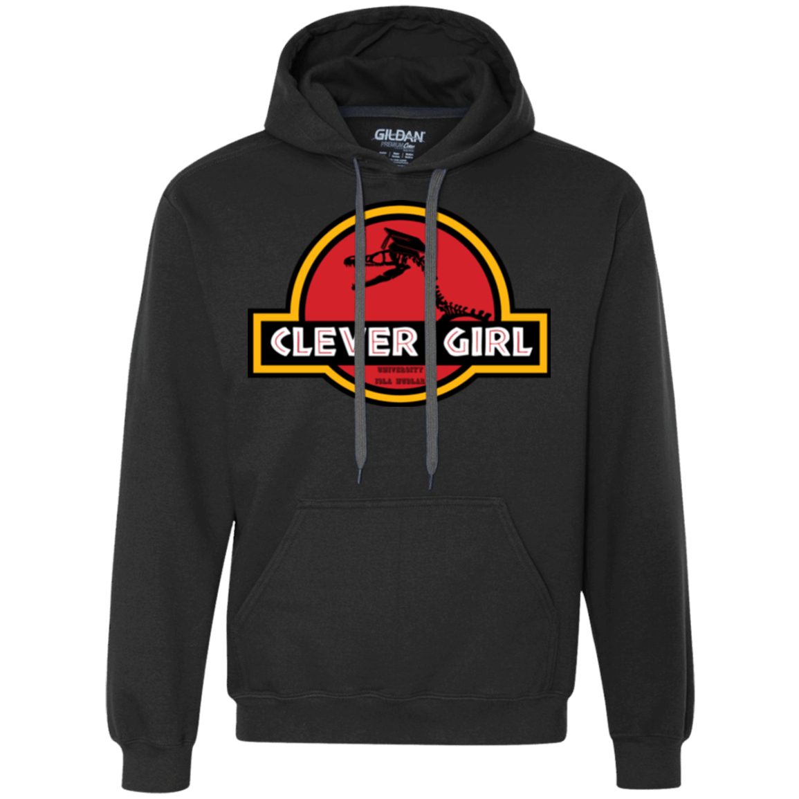 Sweatshirts Black / Small Clever Girl Premium Fleece Hoodie