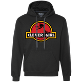 Sweatshirts Black / Small Clever Girl Premium Fleece Hoodie