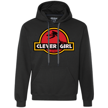 Sweatshirts Black / Small Clever Girl Premium Fleece Hoodie