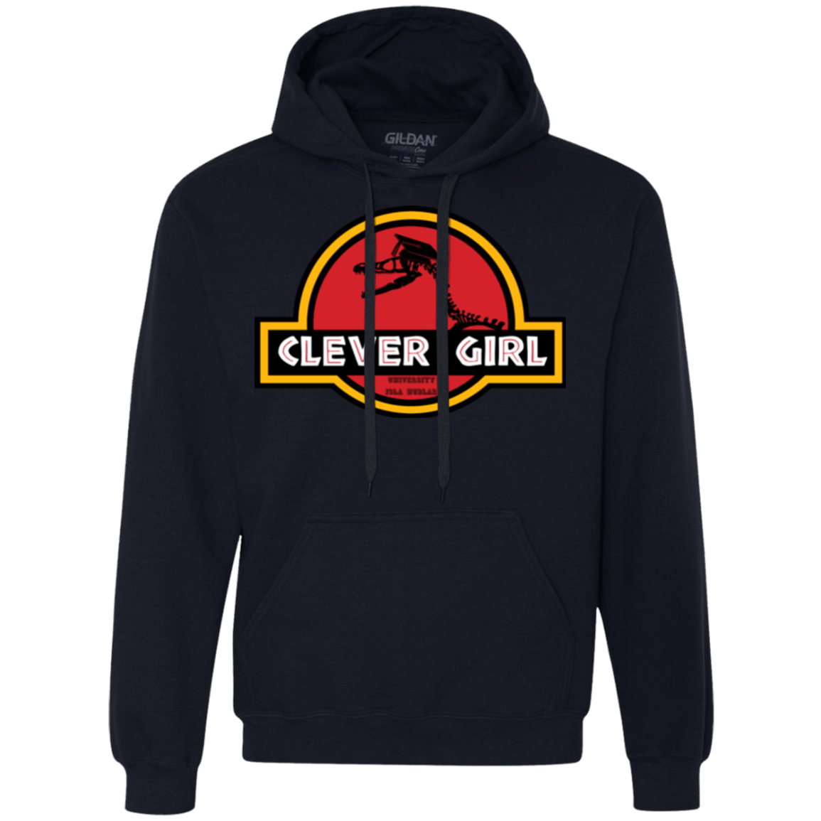 Sweatshirts Navy / Small Clever Girl Premium Fleece Hoodie