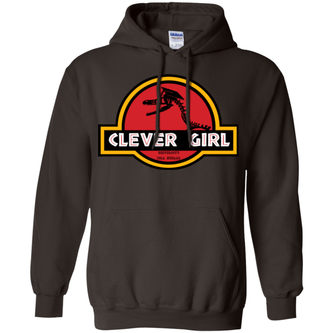 Sweatshirts Dark Chocolate / Small Clever Girl Pullover Hoodie