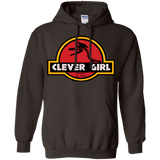 Sweatshirts Dark Chocolate / Small Clever Girl Pullover Hoodie