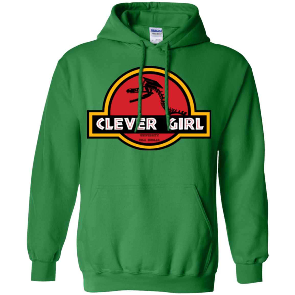 Sweatshirts Irish Green / Small Clever Girl Pullover Hoodie