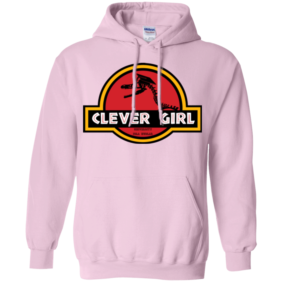 Sweatshirts Light Pink / Small Clever Girl Pullover Hoodie