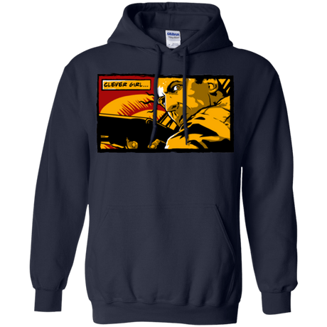 Sweatshirts Navy / Small Clever Girl Pullover Hoodie