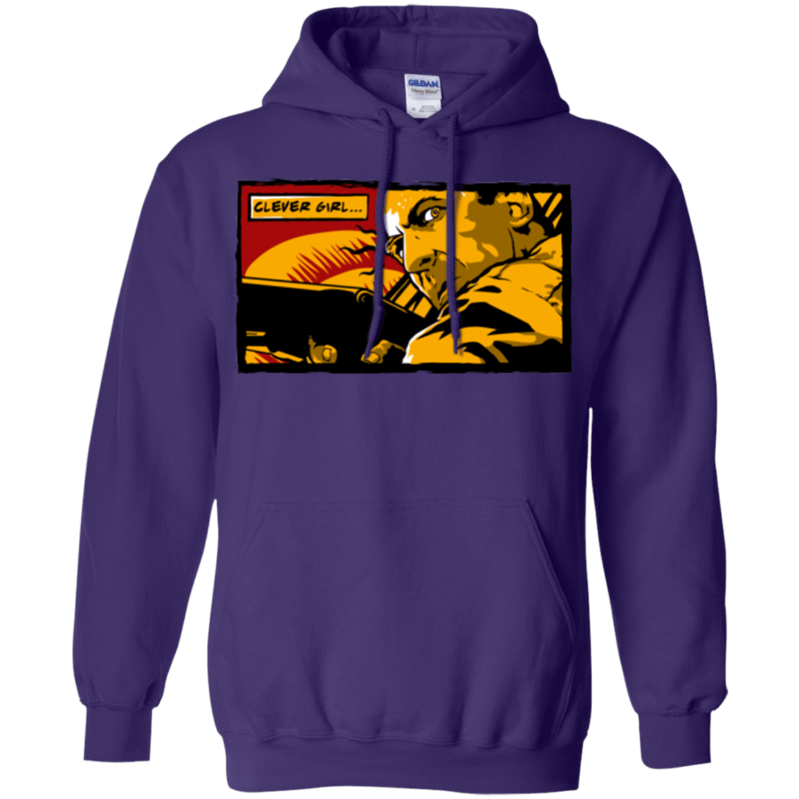 Sweatshirts Purple / Small Clever Girl Pullover Hoodie