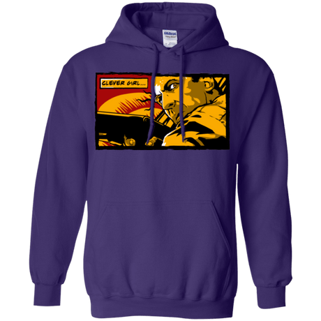 Sweatshirts Purple / Small Clever Girl Pullover Hoodie