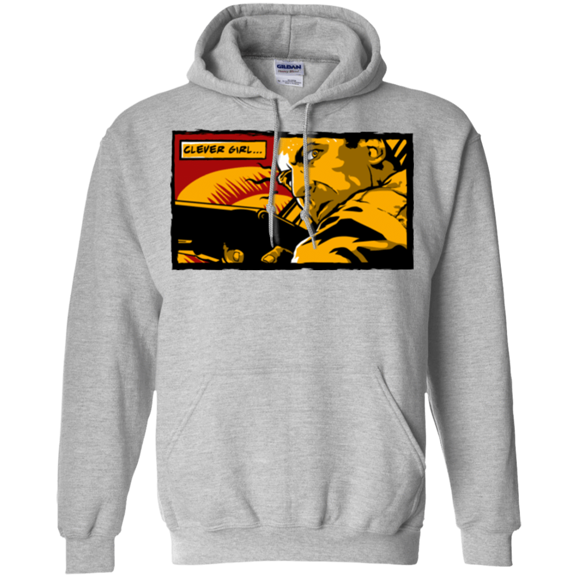 Sweatshirts Sport Grey / Small Clever Girl Pullover Hoodie