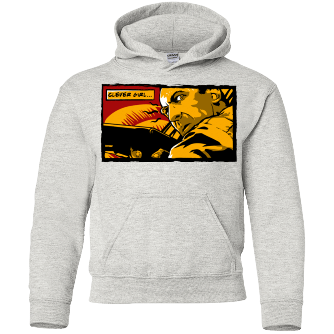 Sweatshirts Ash / YS Clever Girl Youth Hoodie