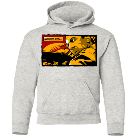 Sweatshirts Ash / YS Clever Girl Youth Hoodie