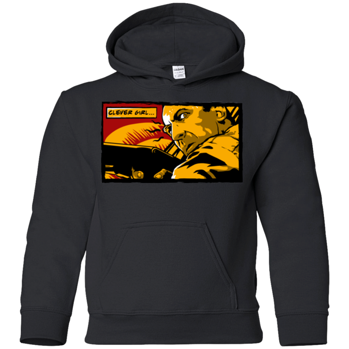 Sweatshirts Black / YS Clever Girl Youth Hoodie