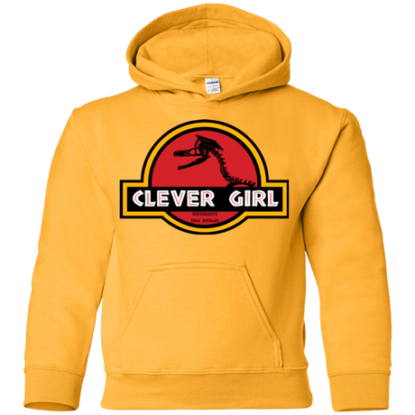 Sweatshirts Gold / YS Clever Girl Youth Hoodie