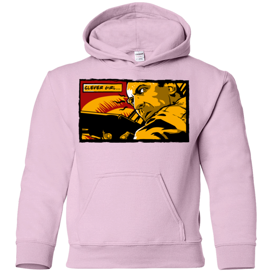 Sweatshirts Light Pink / YS Clever Girl Youth Hoodie
