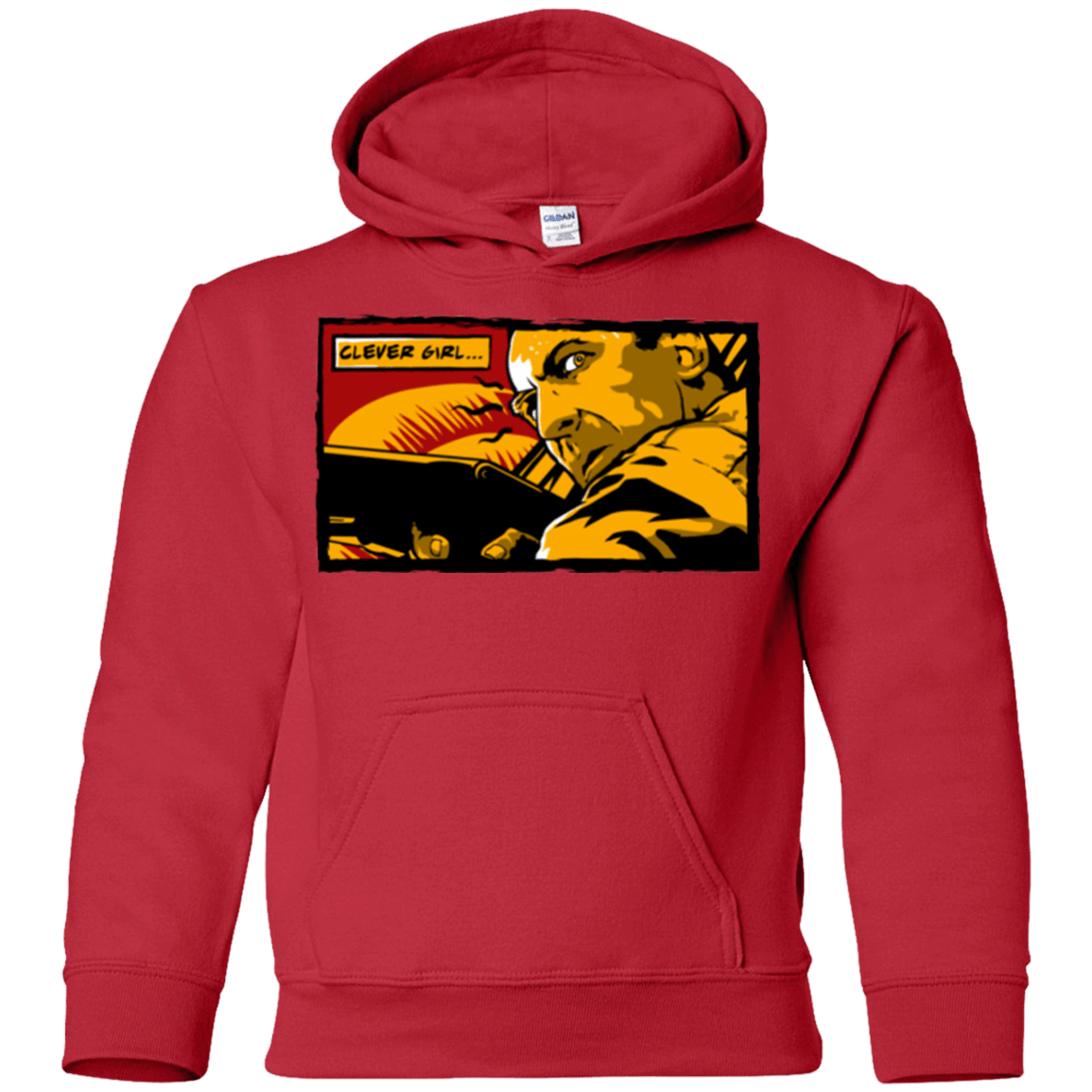 Sweatshirts Red / YS Clever Girl Youth Hoodie