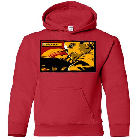 Sweatshirts Red / YS Clever Girl Youth Hoodie
