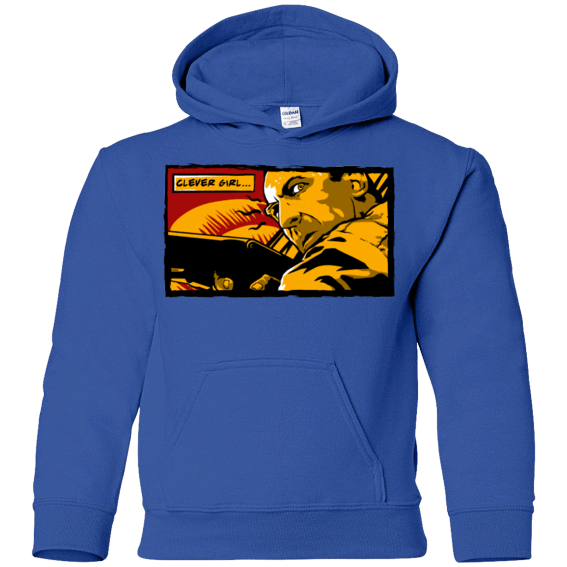 Sweatshirts Royal / YS Clever Girl Youth Hoodie