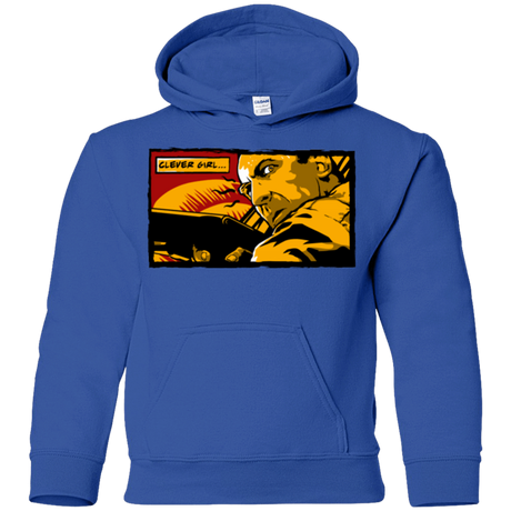 Sweatshirts Royal / YS Clever Girl Youth Hoodie