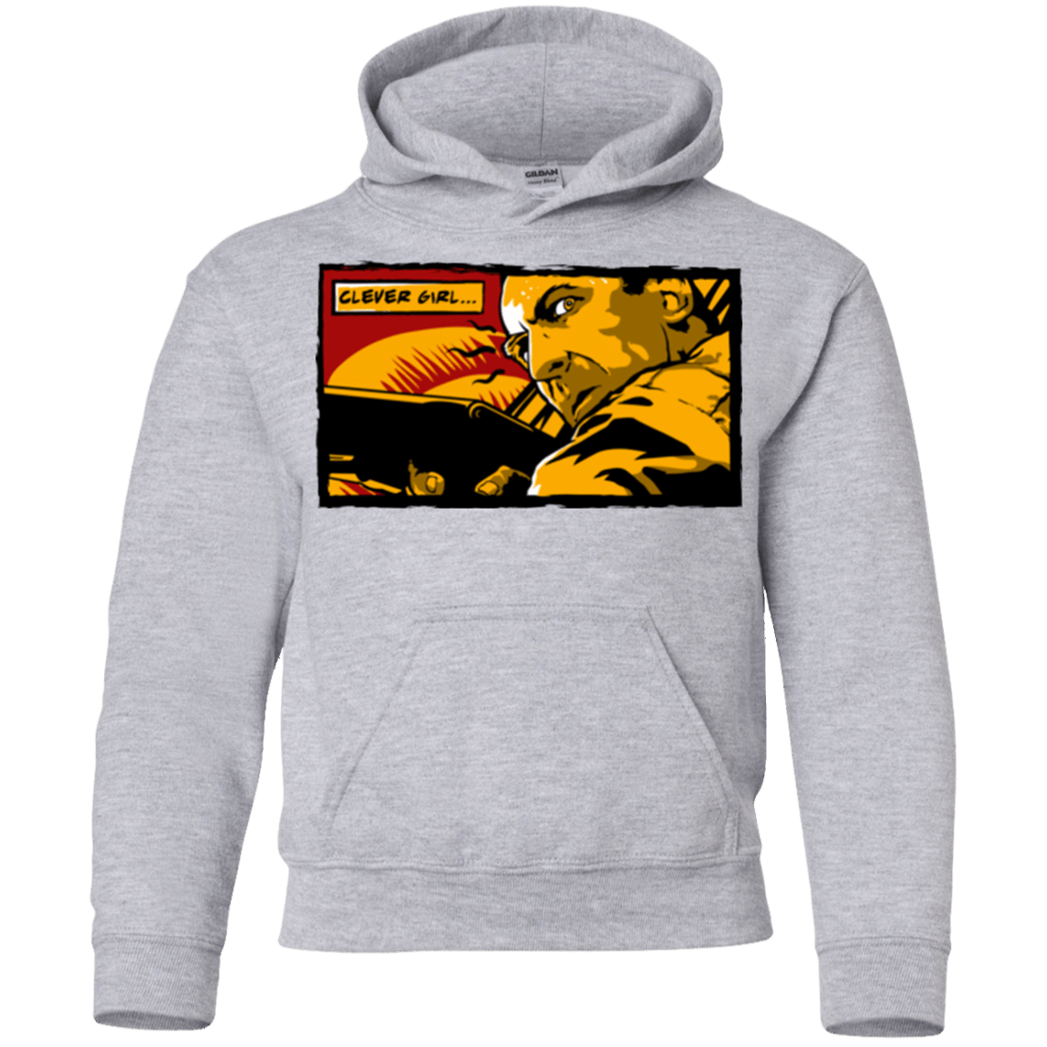 Sweatshirts Sport Grey / YS Clever Girl Youth Hoodie