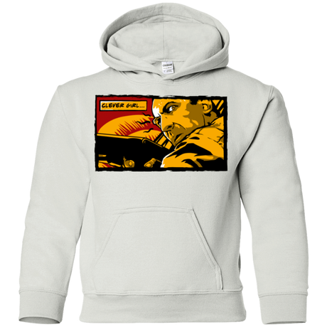 Sweatshirts White / YS Clever Girl Youth Hoodie