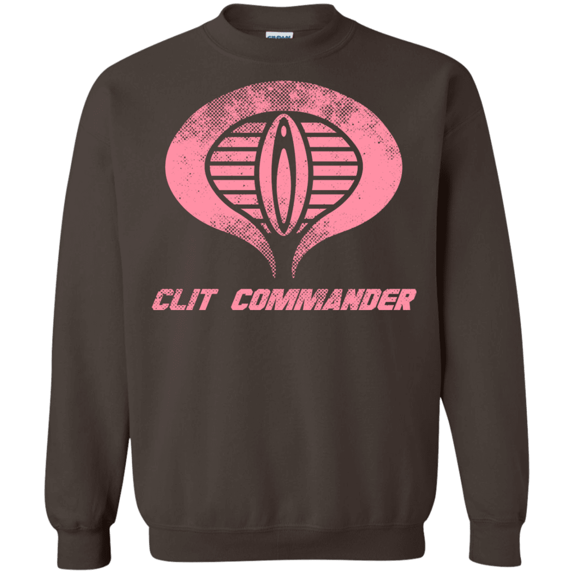 Sweatshirts Dark Chocolate / Small Clit Commander Crewneck Sweatshirt