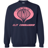 Sweatshirts Navy / Small Clit Commander Crewneck Sweatshirt
