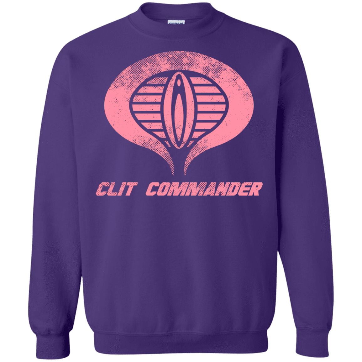 Sweatshirts Purple / Small Clit Commander Crewneck Sweatshirt