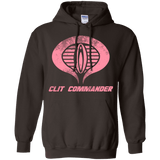 Sweatshirts Dark Chocolate / Small Clit Commander Pullover Hoodie