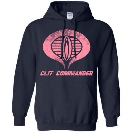 Sweatshirts Navy / Small Clit Commander Pullover Hoodie