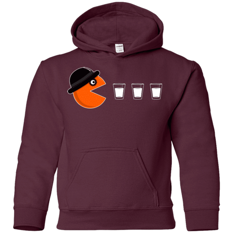 Sweatshirts Maroon / YS Clockwork man Youth Hoodie