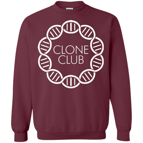 Sweatshirts Maroon / Small Clone Club Crewneck Sweatshirt