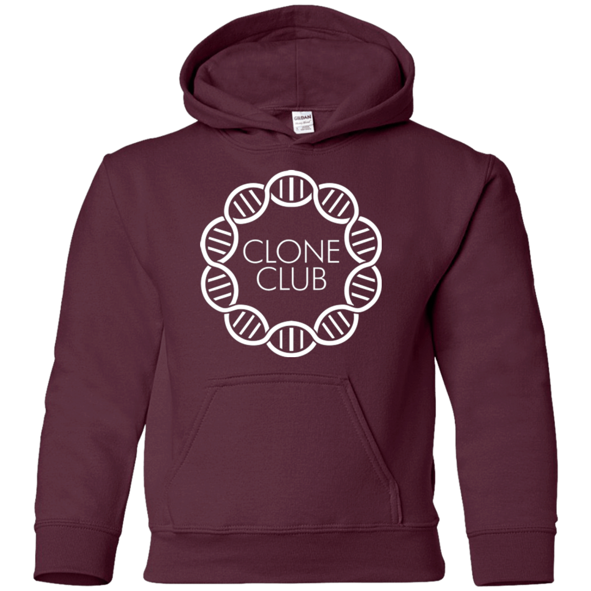 Sweatshirts Maroon / YS Clone Club Youth Hoodie
