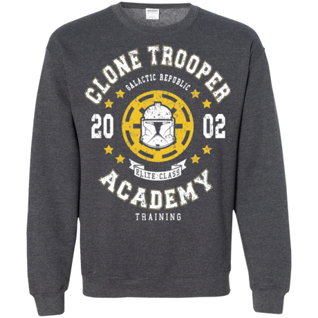 Sweatshirts Dark Heather / Small Clone Trooper Academy 02 Crewneck Sweatshirt