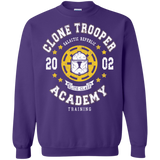 Sweatshirts Purple / Small Clone Trooper Academy 02 Crewneck Sweatshirt