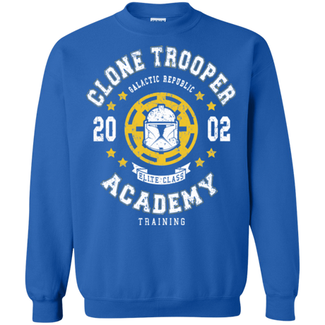 Sweatshirts Royal / Small Clone Trooper Academy 02 Crewneck Sweatshirt