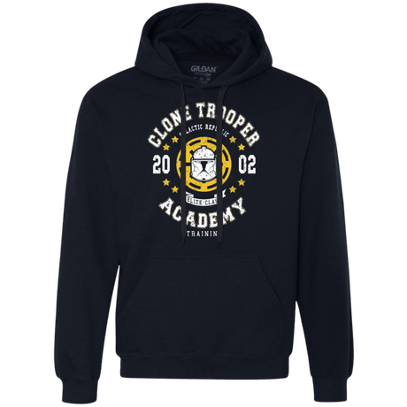 Sweatshirts Navy / Small Clone Trooper Academy 02 Premium Fleece Hoodie