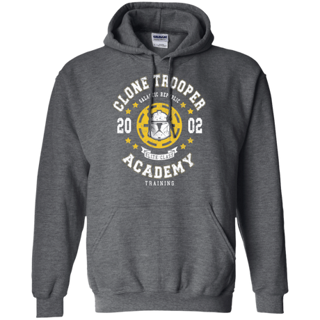 Sweatshirts Dark Heather / Small Clone Trooper Academy 02 Pullover Hoodie