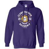 Sweatshirts Purple / Small Clone Trooper Academy 02 Pullover Hoodie