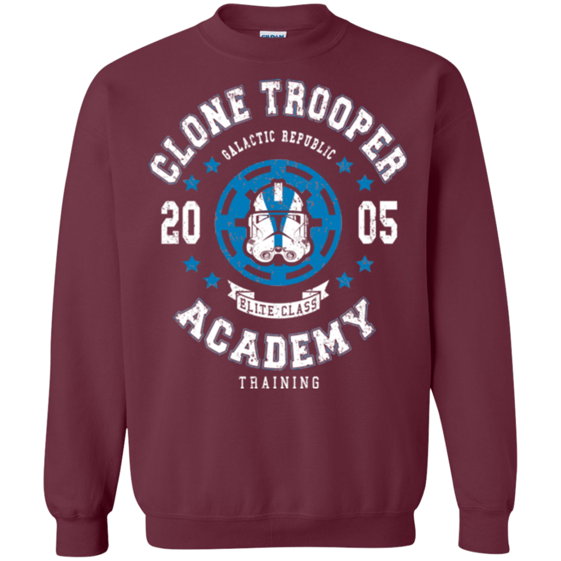 Sweatshirts Maroon / Small Clone Trooper Academy 05 Crewneck Sweatshirt