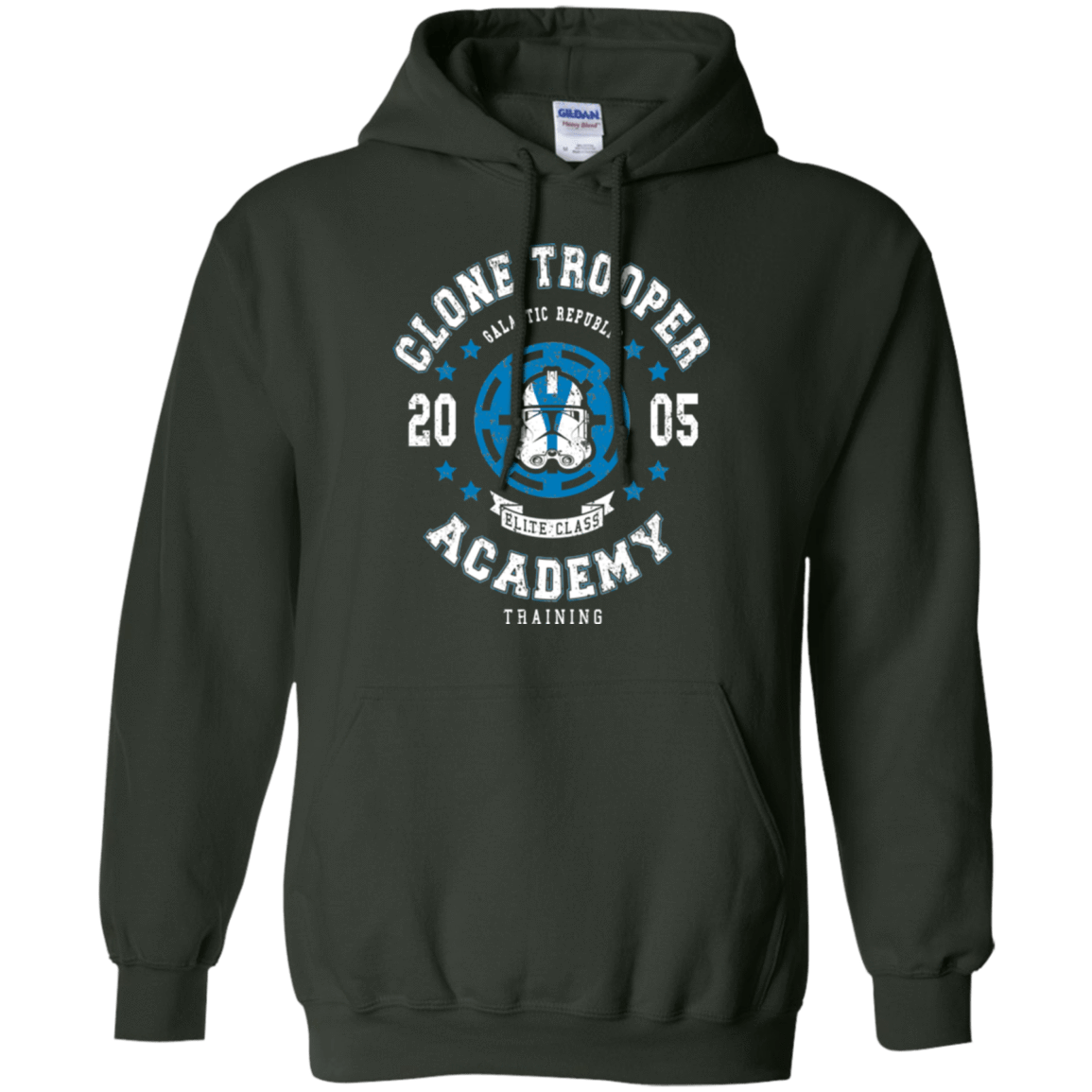 Sweatshirts Forest Green / Small Clone Trooper Academy 05 Pullover Hoodie