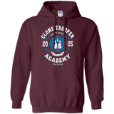 Sweatshirts Maroon / Small Clone Trooper Academy 05 Pullover Hoodie